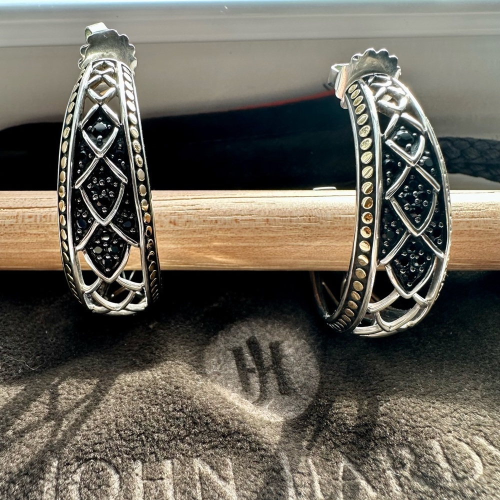 John Hardy Naga Legends Hoop Earrings